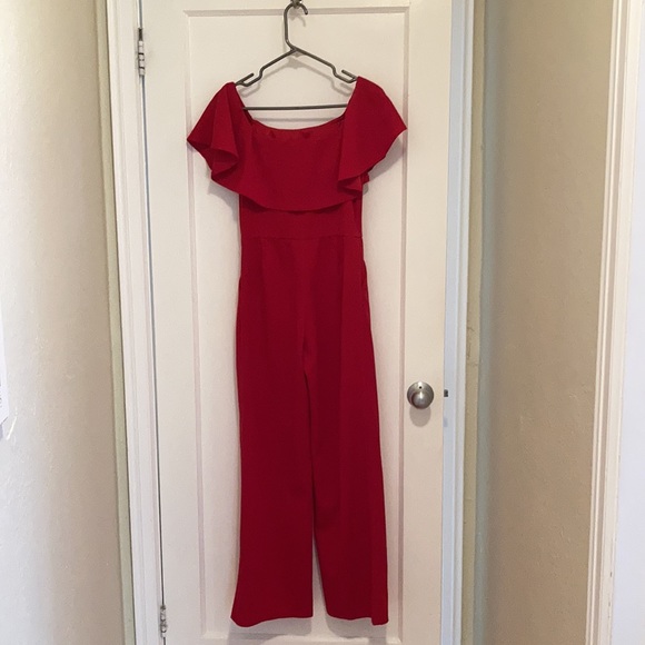 Lord & Taylor Red Jumpsuit - Picture 4 of 4